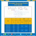 โซ่สแตนเลสทางตรง Table Top Chain SSC515 ; 3.25 นิ้ว. : SSC515 325