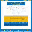 โซ่สแตนเลสทางตรง Table Top Chain SSC805 ; 7.5 นิ้ว. : SSC805 750