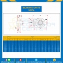 ลูกปืนตุ๊กตา UCFA201 รูเพลา 12 mm. : UCFA201-13