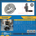 HW-100CF พวงมาลัยมือหมุนด้ามจับพับได้ 100 mm.