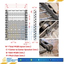สายพานลำเลียงเศษเหล็ก C2071