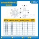 GS-14R-RED : ยางยอยสีแดง Rotex Coupling GS14, ยาง 4 แฉก