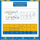 โซ่สแตนเลสทางโค้งแม่เหล็ก Table Top Chain SSCX881M ; 3.25 นิ้ว. : SSCX881M 325