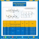 โซ่สแตนเลสทางโค้ง Table Top Chain SSC881-O TAB ; 4.5 นิ้ว. : SSC881-O 450TAB