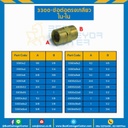 3300x12 ข้อต่อตรงเกลียวใน-ใน 3300x12 ขนาด 3/4"x3/4"