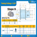 มู่เล่ย์ไทม์มิ่ง Pulley Timing 1.5GT 