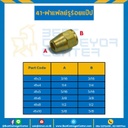 ฝาแฟลย์ร้อยรูแป๊ป 41×6