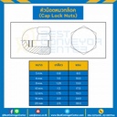 หัวน็อตหมวกล็อค ขนาด M10x1.5 ขอบ 17 mm. : CLN-M12