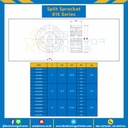 SPROCKET 23Z, BORE 40 MM., DIA 141.22 MM. FOR CHAIN 815 : 6323068-815