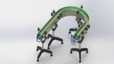 Top Chain Conveyor : W100xL1200xH750 mm.