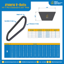 สายพาน V-Belt HY-T Plus (Classical) B .660″ Wide 