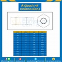 หัวน็อตดำ NF (เกลียวละเอียด) ขนาด 1-1/2″ : NF-1-1/6