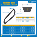 HY-T Plus (Classical) C .880″ Wide V-Belts 