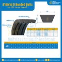 HY-T® Torque Team® D Banded Belts : 4/D