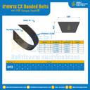 HY-T® Torque Team® CX Banded Belts : 6/CX
