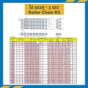โซ่เหล็กเบอร์ 80 แถวคู่ RS80-2R