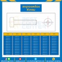 สกรูทองเหลืองหัวกลม JP+ ขนาด M3x6 mm. : BHPP-M3L32