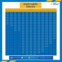 สกรูหัวจม M10x100 mm.เกลียวตลอดชุปขาว : HS-M10L100S