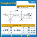 ไทม์มิ่ง เบลล์ Timing Belt AT10 หน้ากว้าง 15 mm. 40ถึง2000 ฟัน  : Timing Belt AT10-15-40-2000T