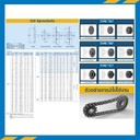 เฟืองโซ่สแตนเลส 1 แถว แผ่นเรียบ RS120SS-64TA