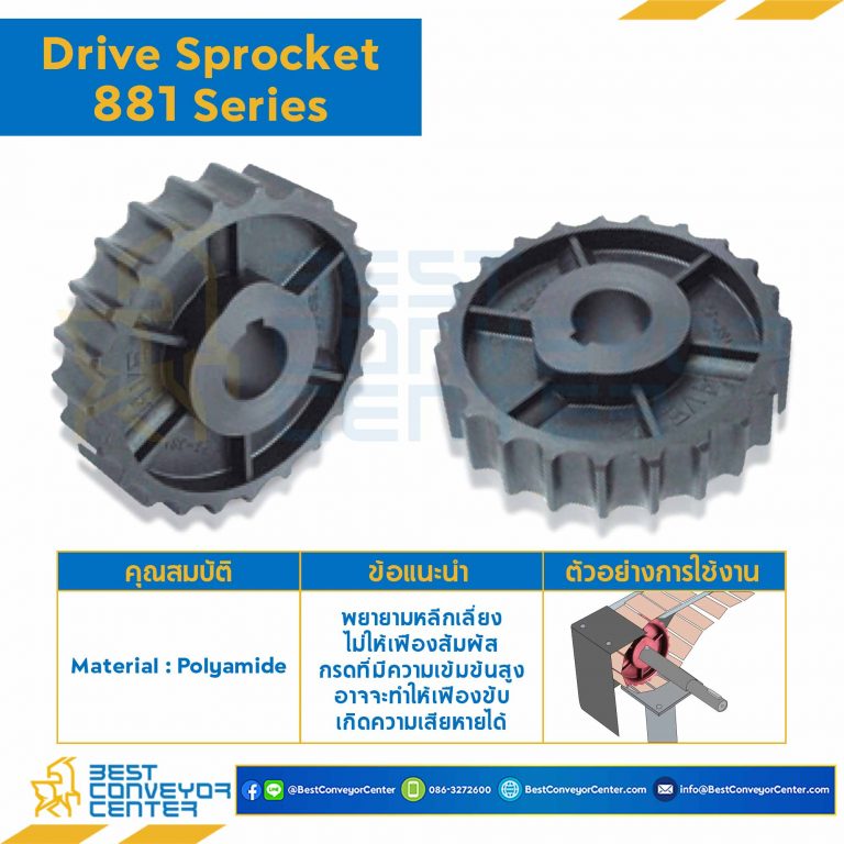 SPROCKET 25Z, BORE 30 MM., DIA 153.20 MM. FOR CHAIN 881 : 6325231-881