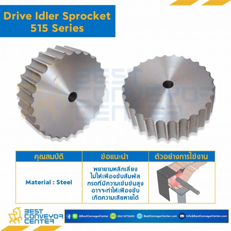 SPROCKET 21Z, BORE 20 MM., DIA 170.42 MM. FOR CHAIN 515 : 6121014-515