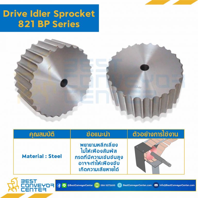 SPROCKET 15Z, BORE 20 MM., DIA 93.67 MM. FOR CHAIN 821 BP : 6115020-821 BP