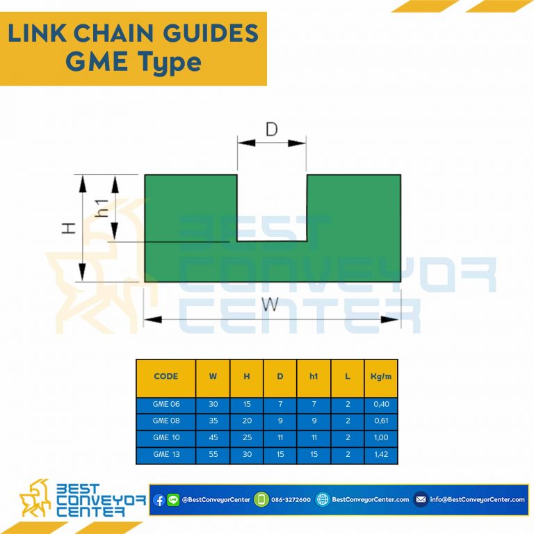 Link Chain Guide W35H20 : GME08