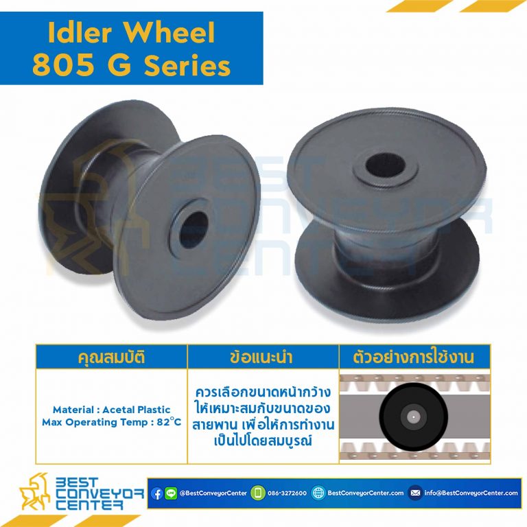 Idler for 25Z, BORE 40 MM., FOR CHAIN 805-805 G : 6625706-805 G
