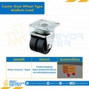ล้อคู่ โหลดน้ำหนักปานกลาง รับน้ำหนักได้ 1200 N. : CWM38