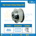 มู่เล่ย์ไทม์มิ่งแรงบิดสูง Pulley Timing High Torque 8YU หน้ากว้าง 25 mm. 24 ฟัน : HT-8YU-25-24TBAL