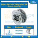 มู่เล่ย์ไทม์มิ่งแรงบิดสูงแบบไม่มีลิ่ม Pulleys Timing Keyless High Torque S8M หน้ากว้าง 40 mm. 32 ฟัน : KHTM-S8M-40-32TEAL