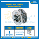 มู่เล่ย์ไทม์มิ่งแบบไม่มีลิ่ม Keyless Pulleys Timing L หน้ากว้าง 19.1 mm. 17 ฟัน : KTPM-L-19.1-17TEAL