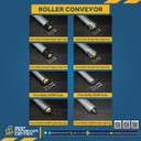 FRS76xL650-P20S-SPL ; Free Roller Steel Dia.76xL650 mm. Shaft 20 mm. Plastic End Cap, Spring Load (สำเนา)