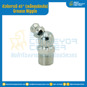 หัวอัดจารบีเหล็กชุบนิกเกิล แบบงอ 45° : GNSM10x21.1-45°