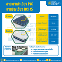 สายพานลำเลียง PVC สีเขียว ลายร่องเขียว หนา 3 mm. 500×6000 mm. (ต่อกลม) : BC0145-W500xL6000-GR