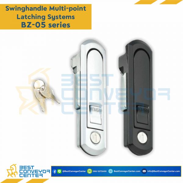 BZ-0520N Compression Latch Swing Handleh Zinc Alloy Brushed nickel