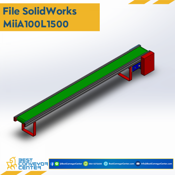 Mini Belt Conveyor : MiiA100L1500