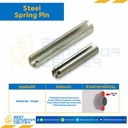 Spring Pin 8×100-S ปิ๊นตะกุด-ปิ๊นผ่า ขนาด 8×100 (Steel)
