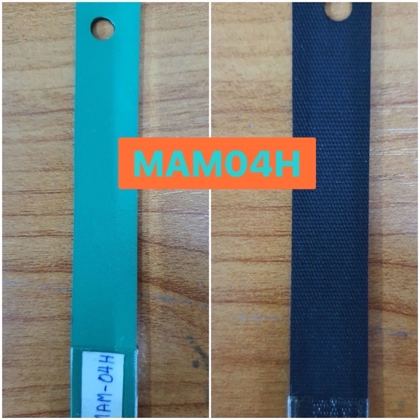 Flat BeltTU6-1-W50xL583-GR ; สายพาน Flat Belt สีเขียวท้องสีดำ หนา 1 mm. กว้าง 50 mm. ยาว 583 mm. (ต่อกลม)