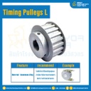 มู่เล่ย์ไทม์มิ่ง Pulley Timing L (มีดุม) หน้ากว้าง 12.7 mm. 16 ฟัน : Pulley Timing L-12.7-16TB