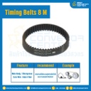 ไทม์มิ่ง เบลล์ Timing Belt 8 M หน้ากว้าง 50 mm 107 ฟัน ยาว 856 mm. : Timing Belt 8 M-50-107T-856