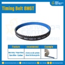 ไทม์มิ่ง เบลล์ Timing Belt 8MGT 153 ฟัน ยาว 1224 mm. : Timing Belt 8MGT-153T-1224