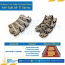 โซ่พลาสติกทางโค้ง Table Top Chain (Rubber Top) LF889GF TAB T1 ; 3.25 นิ้ว : LF889GF 325TABT1