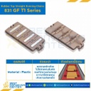 โซ่พลาสติกทางตรง Table Top Chain (Rubber Top) LF831GF T1 ; 3.25 นิ้ว : LF831GF 325T1