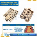 โซ่พลาสติกทางโค้ง Table Top Chain KV2505FGTAB ; 4.5 นิ้ว. : KV2505FG 450TAB