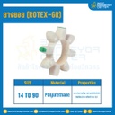 ยางยอยสีขาว Rotex Coupling GR90 : GR-90R-WH