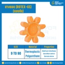 ยางยอยสีส้ม Rotex Coupling GS24 : GS-24R-OR