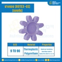 ยางยอยสีม่วง Rotex Coupling GS9 : GS-9R-PUR