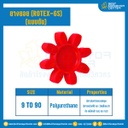 ยางยอยสีแดง Rotex Coupling GS24 : GS-24R-RED